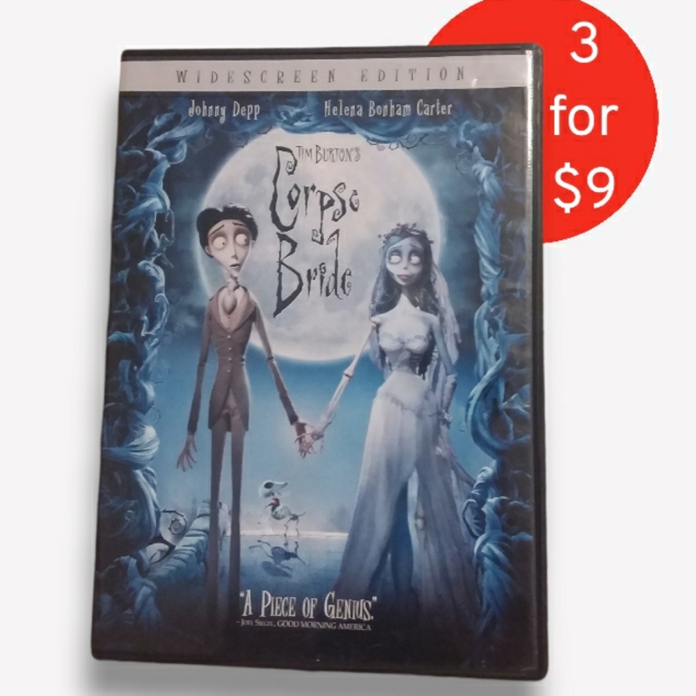 3 for $9 Corpse Bride Widescreen DVD